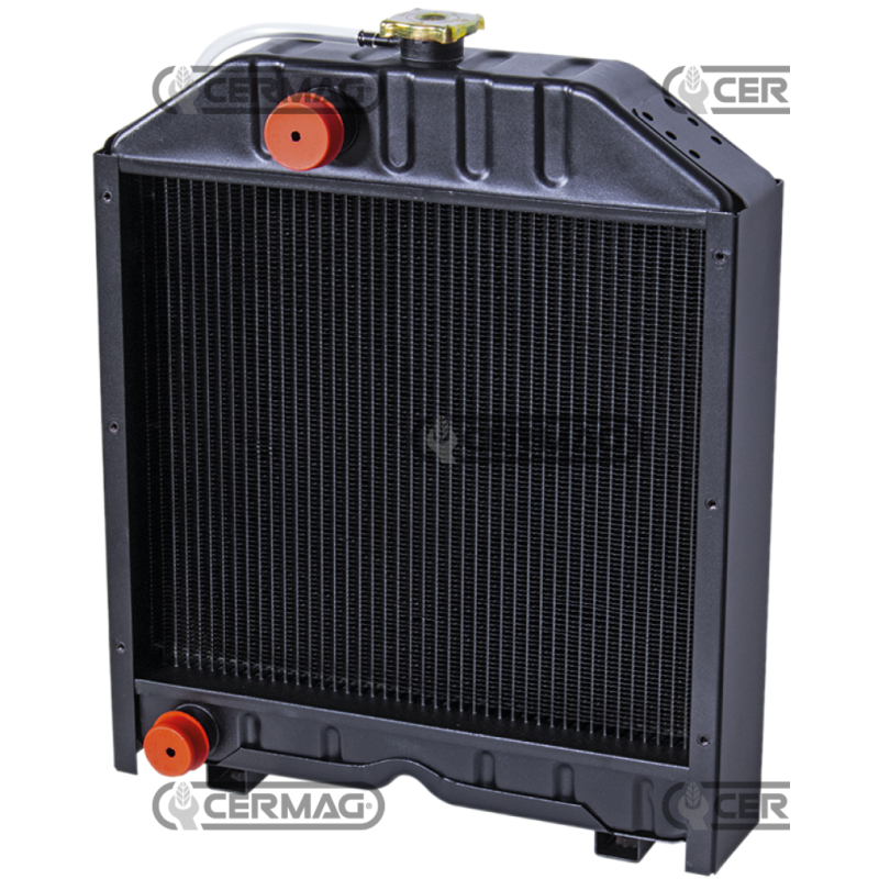 Radiatore in rame per FIAT - NEW HOLLAND Dimensioni LxHxP 470x583x100 mm COMPATIBILE - 12776