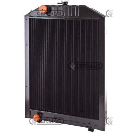Radiador de cobre para FIAT - NEW HOLLAND Dimensiones AnxAlxP 560x815x98 mm COMPATIBLE - 12773 | NewgardenAgri.com