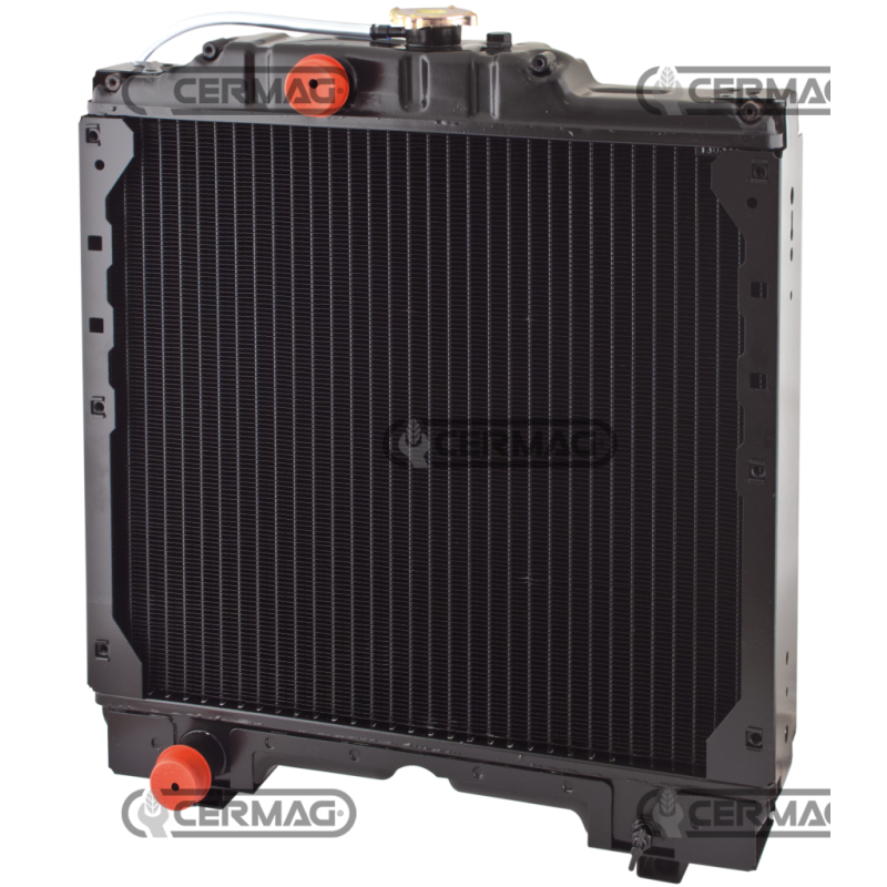 Radiatore in rame per FIAT - NEW HOLLAND Dimensioni LxHxP 555x640x105 mm COMPATIBILE - 12772