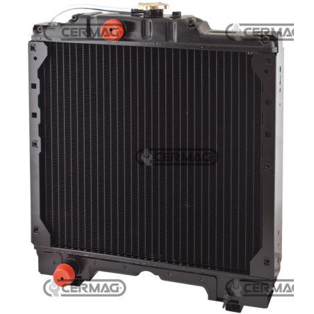 Radiador de cobre para FIAT - NEW HOLLAND Dimensiones AnxAlxP 555x640x105 mm COMPATIBLE - 12772 | NewgardenAgri.com