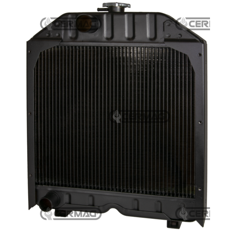 Radiatore in rame per FIAT - NEW HOLLAND Dimensioni LxHxP 470x565x105 mm COMPATIBILE - 12784