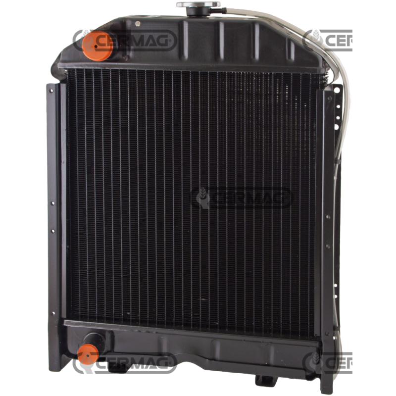 Radiatore in rame per FIAT - NEW HOLLAND Dimensioni LxHxP 465x640x105 mm COMPATIBILE - 11479