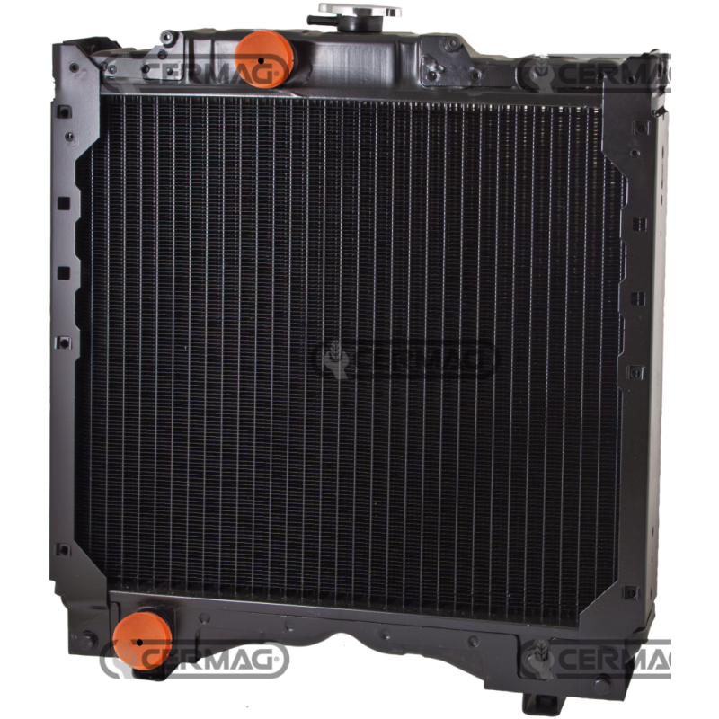 Radiatore in rame per FIAT - NEW HOLLAND Dimensioni LxHxP 555x615x105 mm COMPATIBILE - 12781
