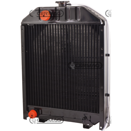 Radiatore in rame per LANDINI - MASSEY FERGUSON Dimensioni LxHxP 480x650x95 mm COMPATIBILE - 11484 | NewgardenAgri.com
