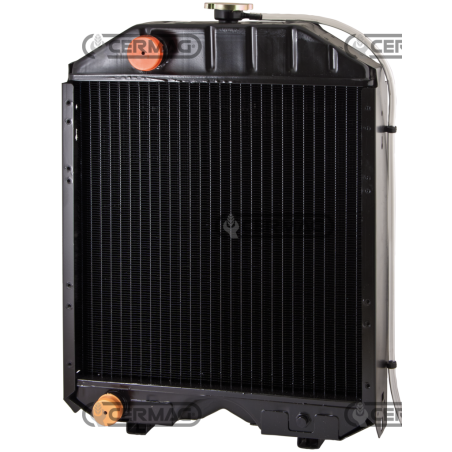 Copper radiator for LANDINI - MASSEY FERGUSON Dimensions WxHxD 460x660x110 mm COMPATIBLE - 12786 | NewgardenAgri.com