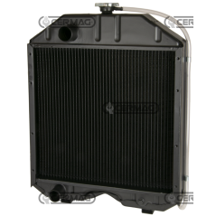 Radiatore in rame per LANDINI - MASSEY FERGUSON Dimensioni LxHxP 480x640x110 mm COMPATIBILE - 13147 | NewgardenAgri.com