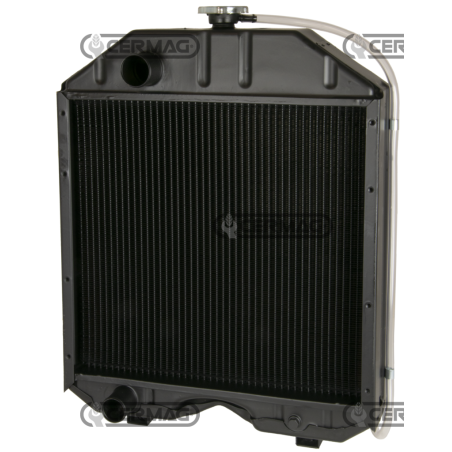 Copper radiator for LANDINI - MASSEY FERGUSON Dimensions WxHxD 480x640x110 mm COMPATIBLE - 13147 | NewgardenAgri.com