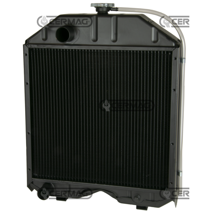Copper radiator for LANDINI - MASSEY FERGUSON Dimensions WxHxD 480x640x100 mm COMPATIBLE - 13148