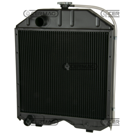 Radiador de cobre para LANDINI - MASSEY FERGUSON Dimensiones AnxAlxP 480x640x100 mm COMPATIBLE - 13148 | NewgardenAgri.com