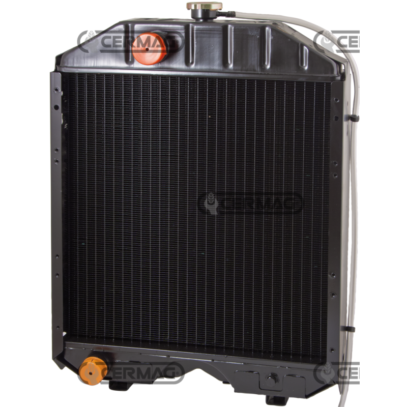 Copper radiator for LANDINI - MASSEY FERGUSON Dimensions WxHxD 470x660x110 mm COMPATIBLE - 12787
