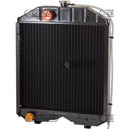 Radiador de cobre para LANDINI - MASSEY FERGUSON Dimensiones AnxAlxP 470x660x110 mm COMPATIBLE - 12787 | NewgardenAgri.com