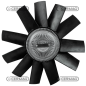 Fan with viscostatic coupling CNH COMPATIBLE - 13289
