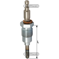 Preheating glow plug L 56 mm COMPATIBLE - 12258 | NewgardenAgri.com