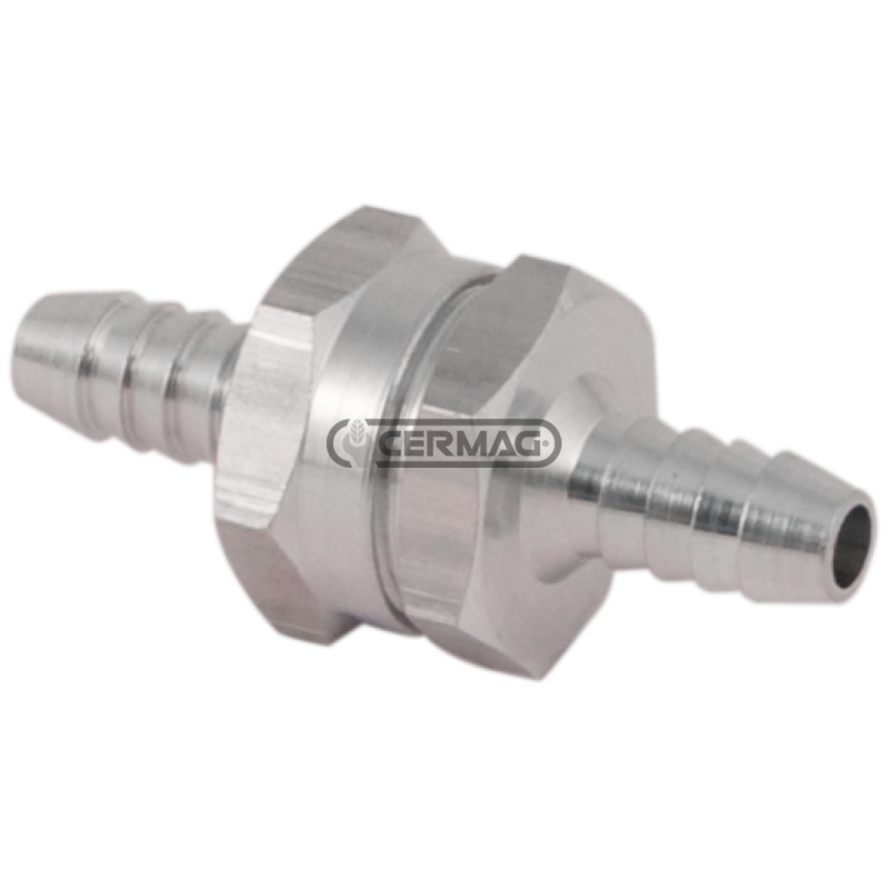 Pipe non-return valve Ø 8 with «AC» type valve COMPATIBLE - 11258