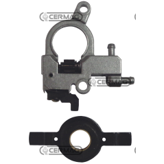 Oil pump with worm screw for COMPATIBLE chainsaw - 12955 | NewgardenAgri.com