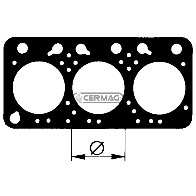 GUARNIZIONE TESTA CILINDRI COMPATIBILE - 11541
