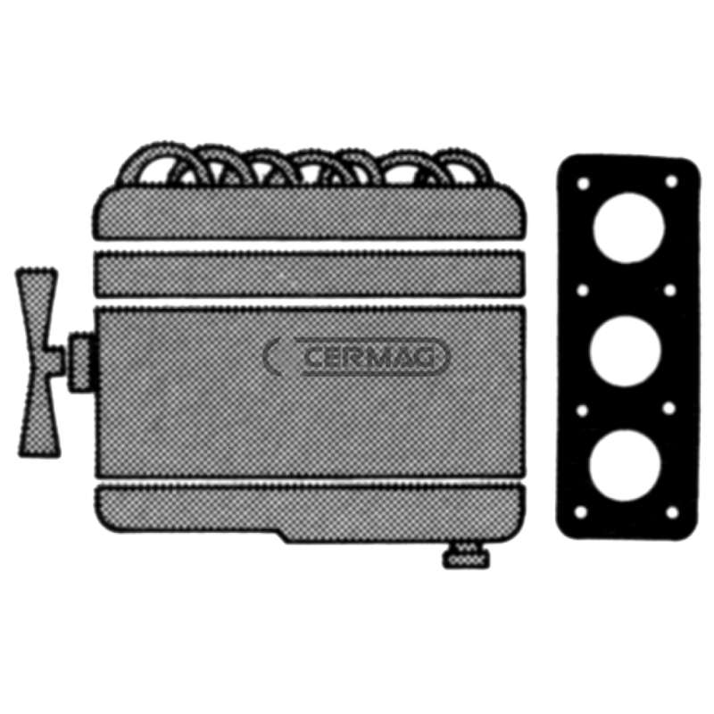 LOMBARDINI GASKET SET - INTERMOTOR COMPATIBLE - 10181