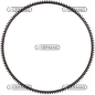 Corona dentata per volano Z 142 COMPATIBILE - 13405