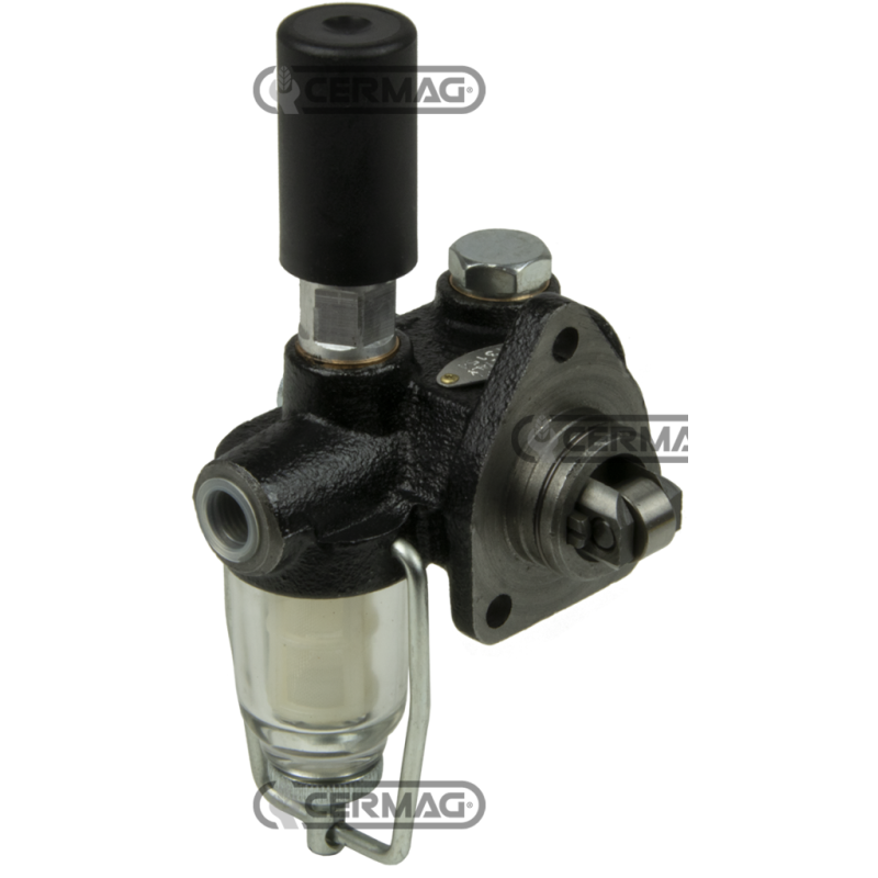POMPE À ESSENCE AVEC RACCORDEMENTS HORIZONTAUX - POUSSOIR LONG AVEC FILTRE COMPATIBLE - 13154