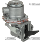 BOMBA DE ALIMENTACION DE NAFTA PARA FIAT-ALLIS, FORD, COMPATIBLE NEW HOLLAND - 10369