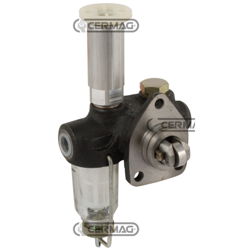 FUEL PUMP WITH HORIZONTAL CONNECTIONS - LONG TAPPET WITH COMPATIBLE FILTER - 11859
