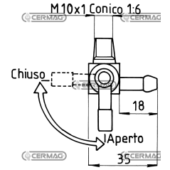 COMPATIBLE PETROL AND OIL TANK TAPS - 12202 | NewgardenAgri.com