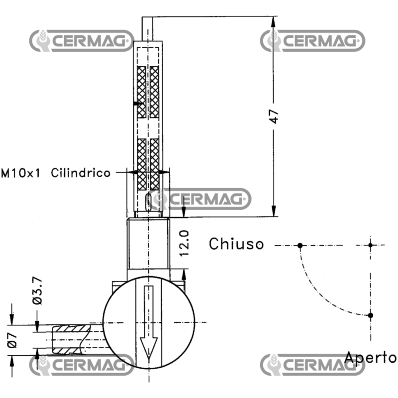 RUBINETTI PER SERBATOI BENZINA E PETROLIO COMPATIBILE - 12634