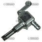 ROBINET COMPATIBLE POUR RÉSERVOIR D'ESSENCE ET D'HUILE - 12635