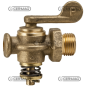Grifo de desagüe de agua COMPATIBLE - 11673
