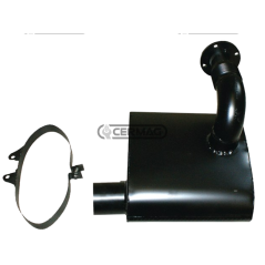 Silencieux COMPATIBLE SÉRIE TM CNH - 13316 | NewgardenAgri.com