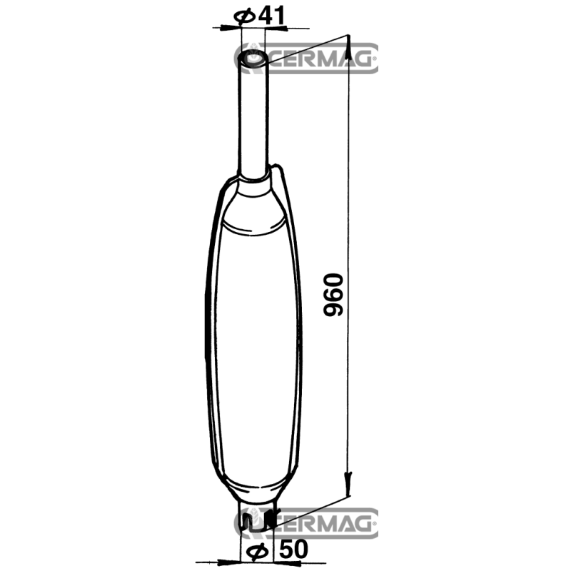 SILENCIADOR ESMALTE COMPATIBLE - 10143