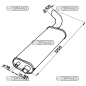 COMPATIBLE silencer - 12267