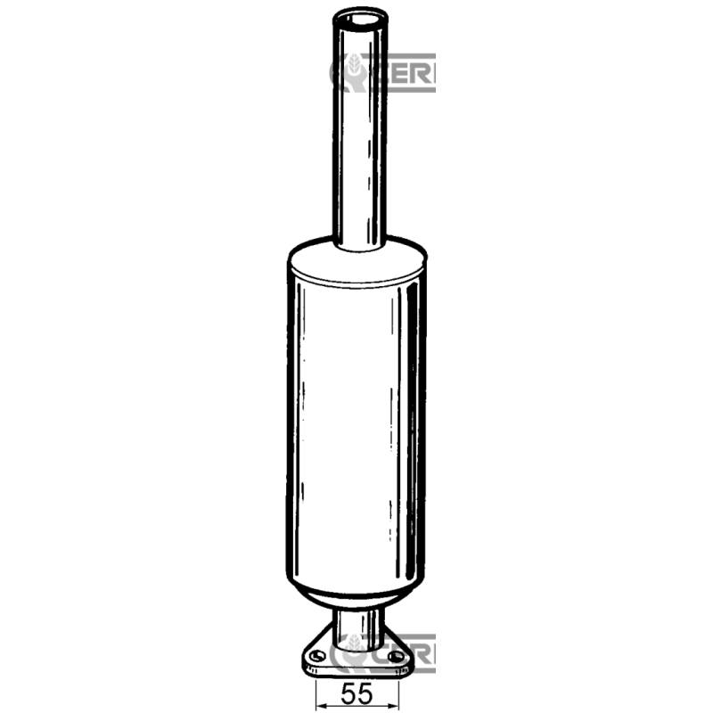 SILENCIEUX - TYPE COURT COMPATIBLE - 11889