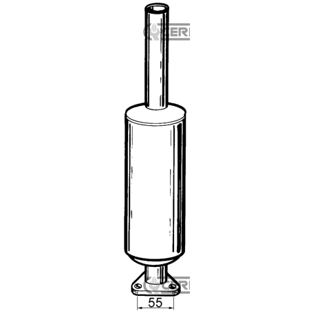 SILENCIADOR - COMPATIBLE TIPO CORTO - 11889 | NewgardenAgri.com