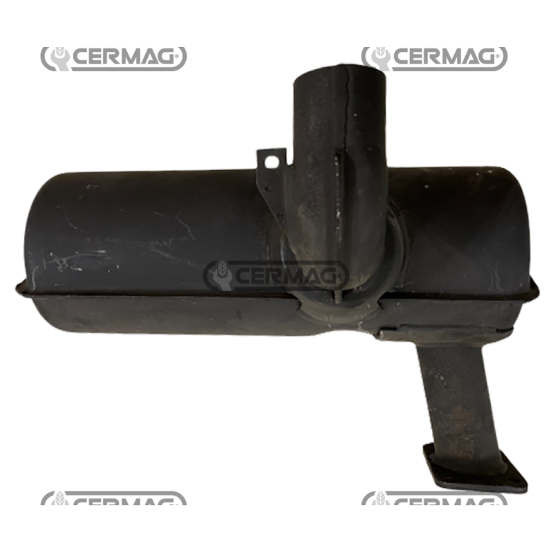 SILENCIADOR BAJO CAPÓ CON CURVA Ø 80 mm COMPATIBLE - 12898