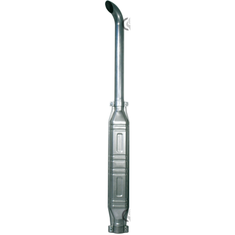 SILENCIEUX EN ACIER TITANE REVÊTUS EN ALUMINIUM - TYPE COURBE COMPATIBLE - 12847