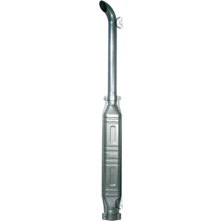 SILENCIADORES DE ACERO TITANIO RECUBIERTO DE ALUMINIO - COMPATIBLE TIPO CURVO - 12847 | NewgardenAgri.com