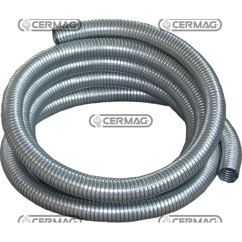 FLEXIBLE GALVANIZED STEEL HOSE FOR ENGINE EXHAUST (6m rolls) COMPATIBLE - 12461