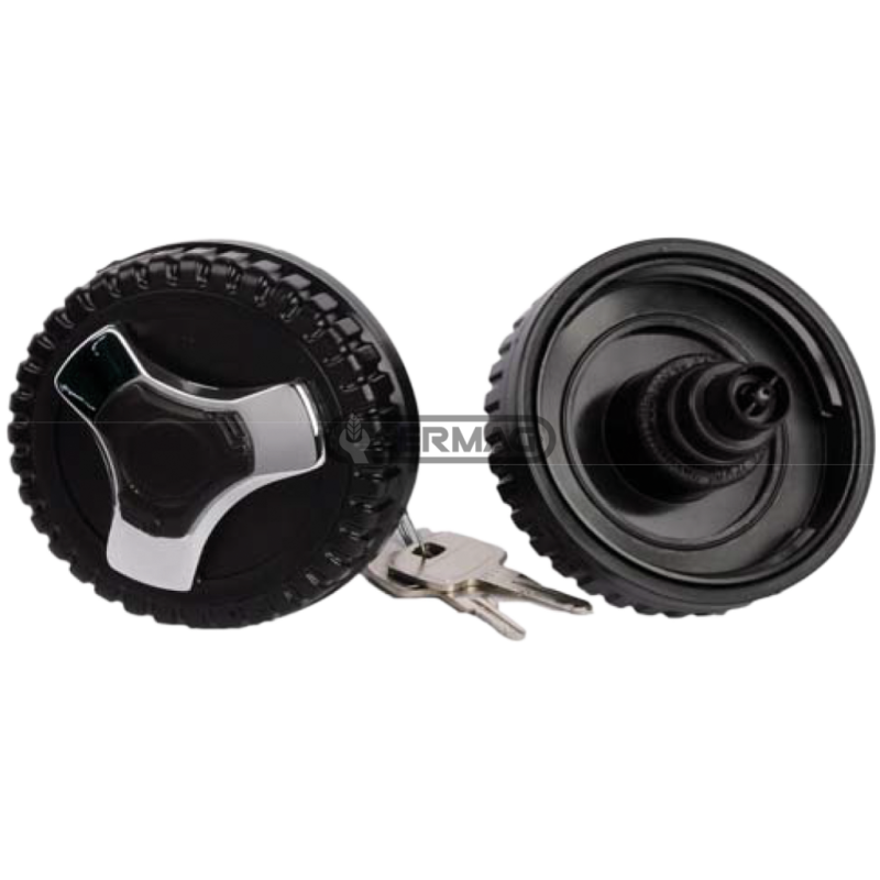 BOUCHON DE CARBURANT AVEC VIS FEMELLE Ø80 PAS 6 AVEC VALVE COMPATIBLE - 13005