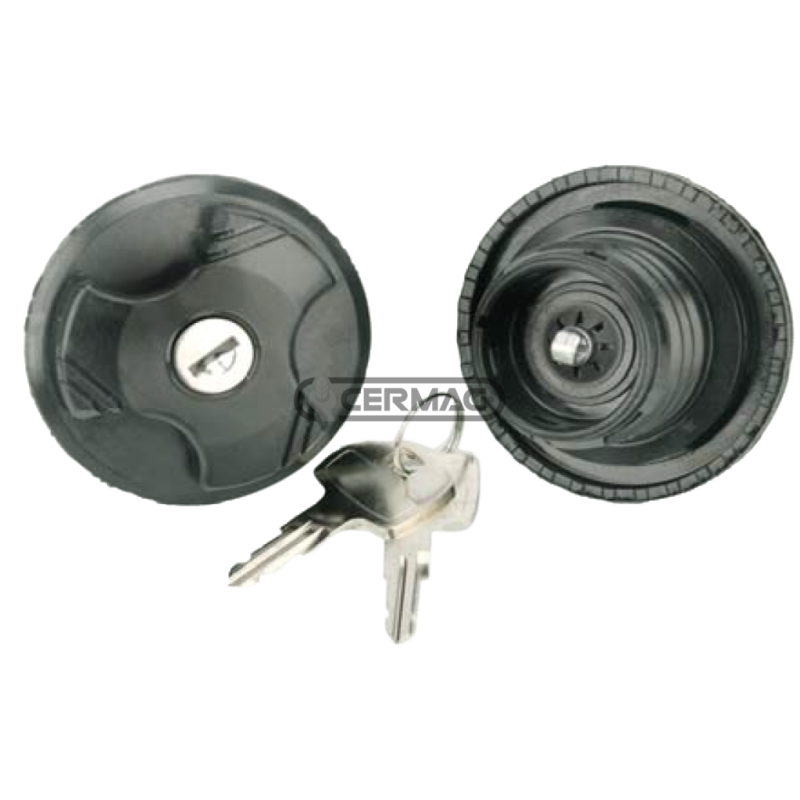 DIESEL MALE SCREW CAP Ø44 PITCH 6 WITH COMPATIBLE VALVE - 13017
