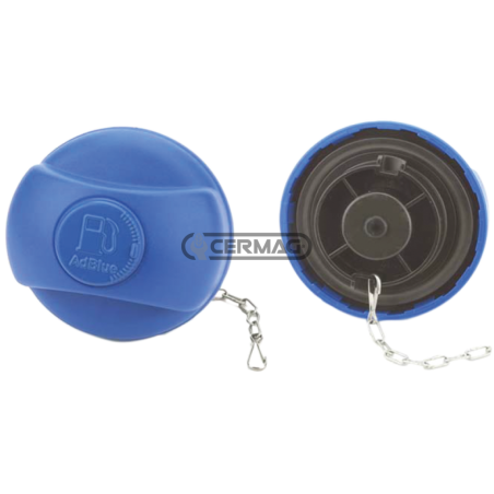 Tapón de urea con llave de bayoneta, sin ventilación Diámetro 58,5 mm Llave Sí COMPATIBLE - 13021 | NewgardenAgri.com