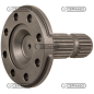 Cardán con brida Brida 135 mm Perfil 1"3/4-Z.20 COMPATIBLE - 32096