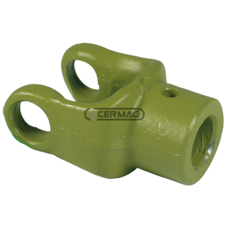 Fork with through hole for plug Category 2 Ø Profile 30 mm COMPATIBLE - 31077