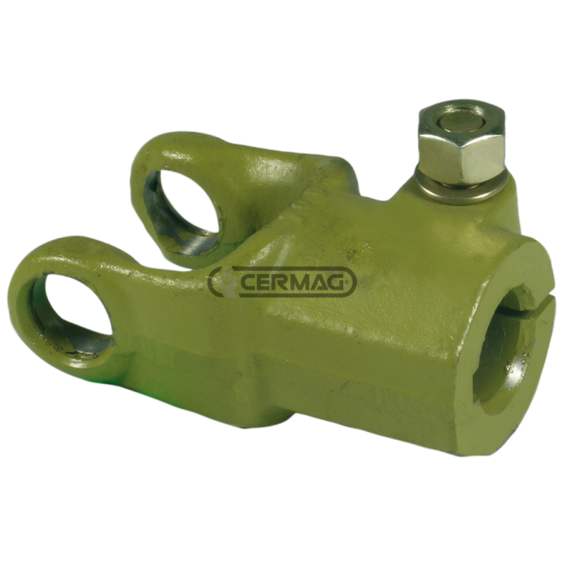Forcella con chiavetta e bullone non interferente Categoria 6 Ø Profilo 30 mm COMPATIBILE - 31819