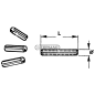 Elastic pin for cardan Dimensions ØxL 8x65 mm COMPATIBLE - 31401
