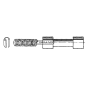 Triangular gimbal button COMPATIBLE - 30894