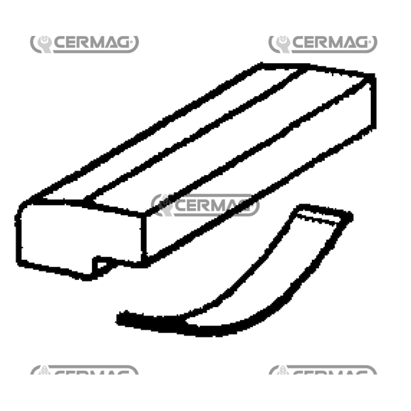 Replacement nose pad for COMPATIBLE freewheel - 31386