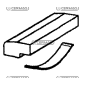Plaquette de rechange pour roue libre COMPATIBLE - 31386
