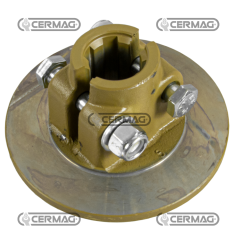 Buje con brida para embragues de 2 discos Perfil 1"3/8 - COMPATIBLE Z.6 - 30868 | NewgardenAgri.com