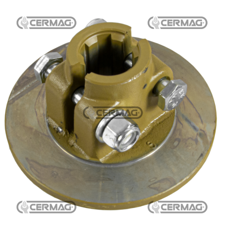 Buje con brida para embragues de 2 discos Perfil 1"3/8 - COMPATIBLE Z.6 - 30868 | NewgardenAgri.com